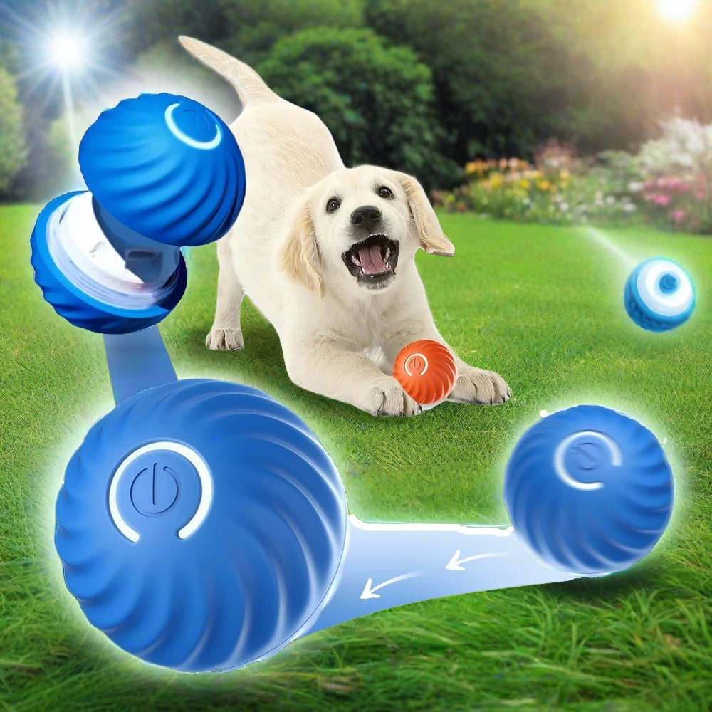 Smart Dog Toy Ball Electronic Interactive Pet Toy Moving Ball USB Automatic Moving Bouncing for Puppy Birthday Gift Cat Product