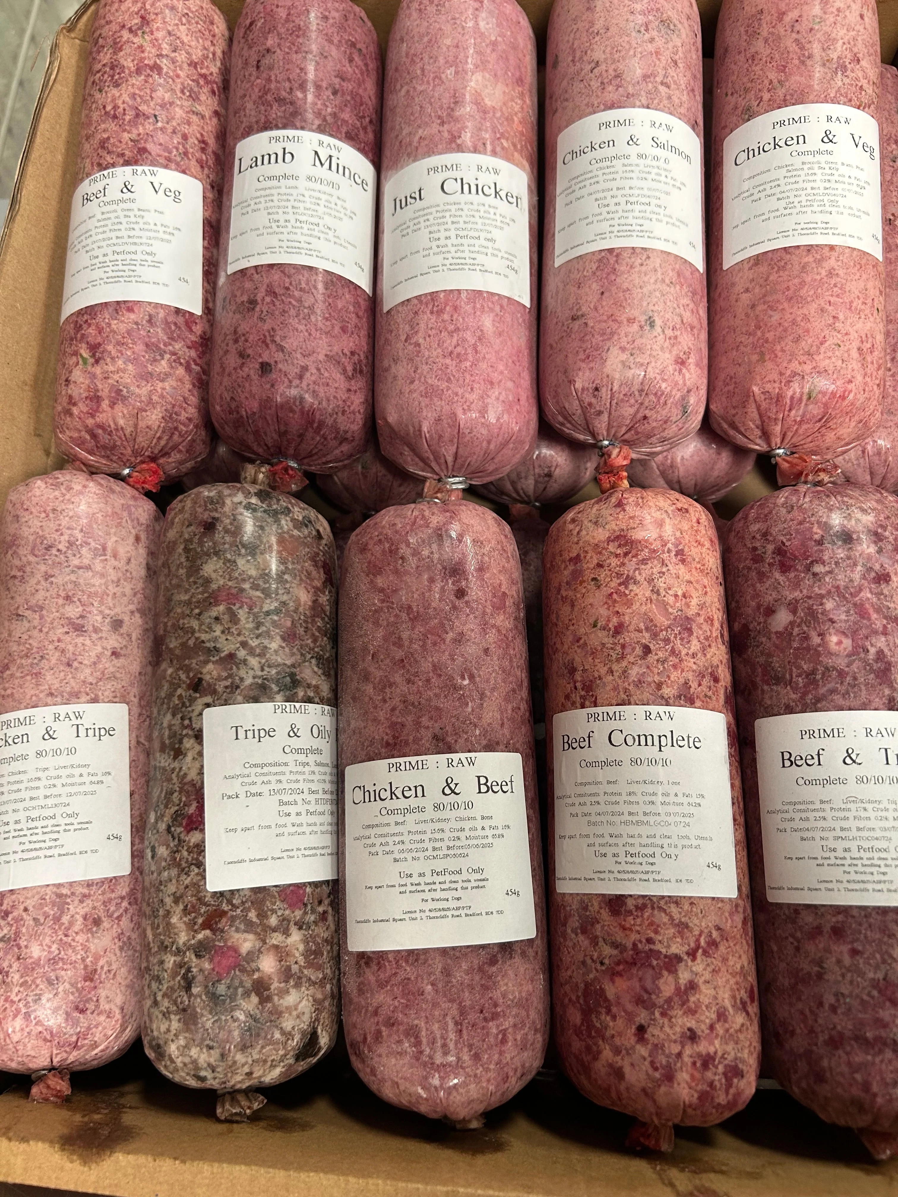 Prime Raw - 5 Box Deal (454g Rolls)